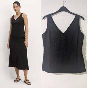 Everlane | The Dream V-Neck Tank Top In Black
